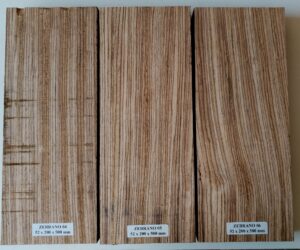 Zebrano 52 x 200 x 500 mm