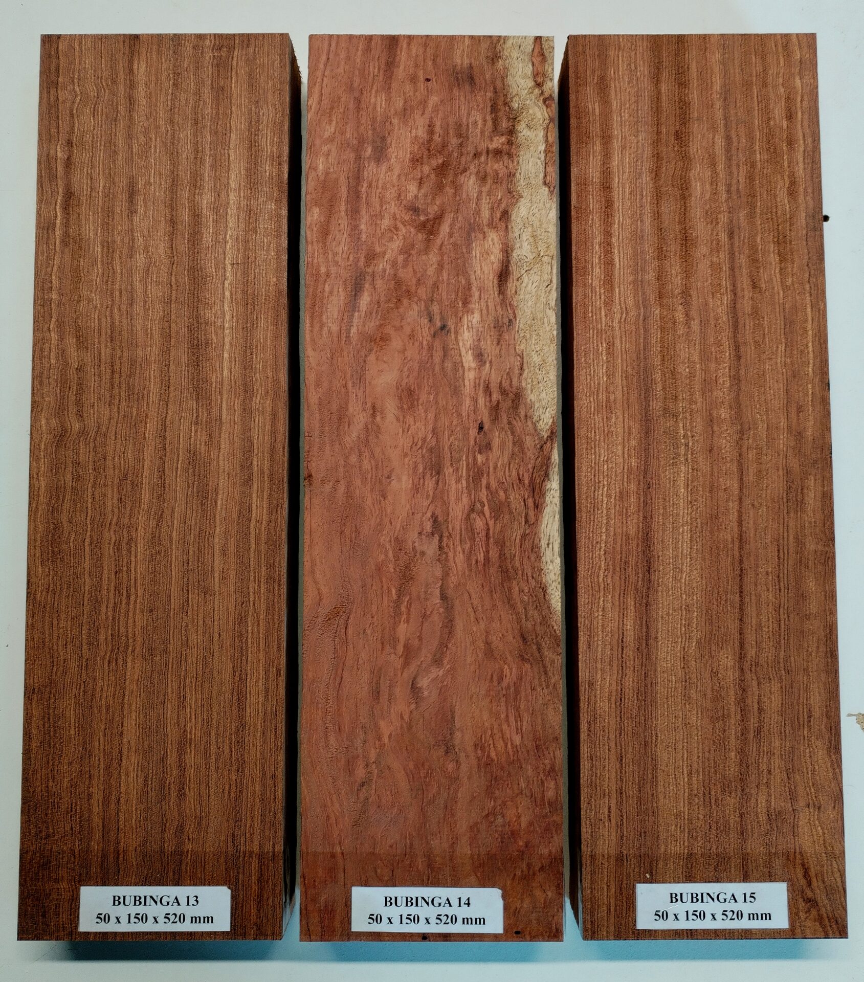Bubinga 50 x 150 x 520 mm - Obrázek 7